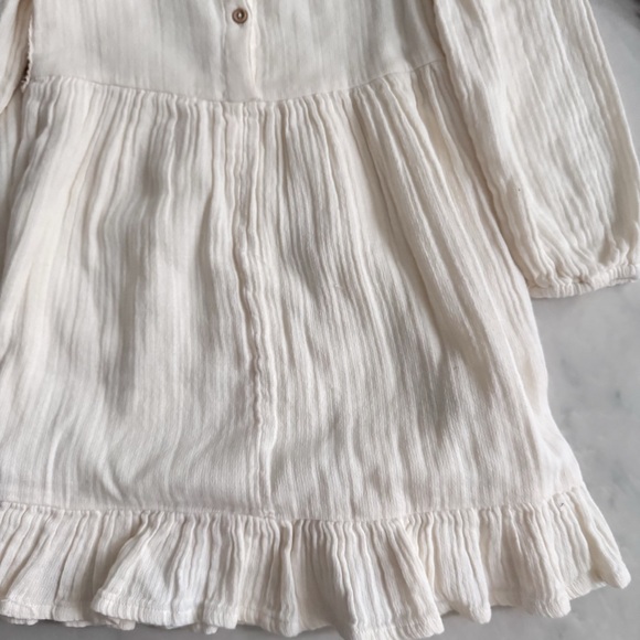 Sold ****Zara  girl ivory dress size 5-6 years - Picture 2 of 6